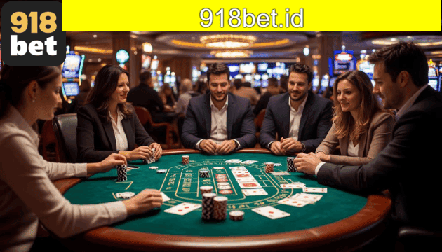 Tela inicial do app 918bet com catálogo de jogos e eventos